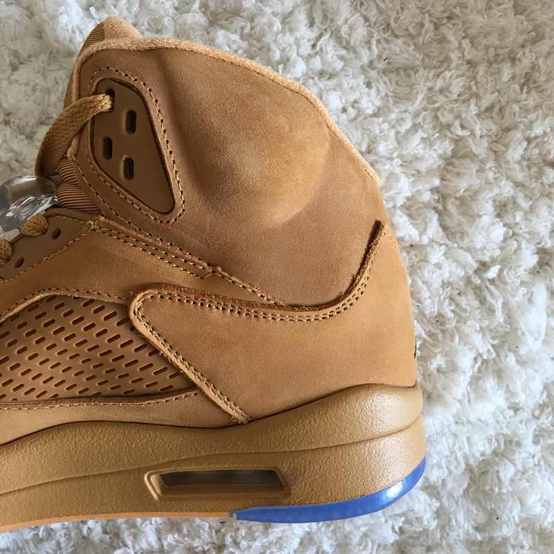 Authentic Air Jordan 5 Wheat